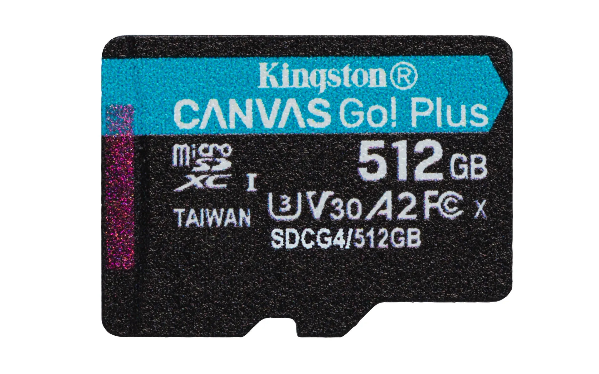 Kingston Technology 512GB microSDXC Canvas Go Plus Gen4 200 MB/s A2 U3 V30-Karte + Adapter – Bild 2