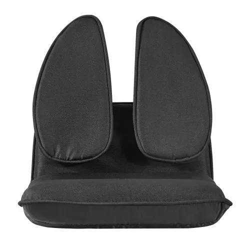 VEVOR Bodenstuhl, 5-Positionen Verstellbarer, Bodensessel mit Ergonomischer Rückenlehne, Metallrahmen, Schaumstoff & Leinenbezug, Relaxsessel Multifunktional zum Lesen & Entspannen, Schwarz – Bild 9