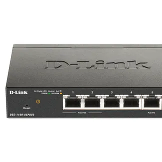 D-Link DGS-1100-05PDV2 Netzwerk-Switch Managed Gigabit Ethernet (10/100/1000) Power over Ethernet (PoE) Schwarz D-Link DGS-1100-05PDV2 Netzwerk-Switch Managed Gigabit Ethernet (10/100/1000) Power over Ethernet (PoE) Schwarz