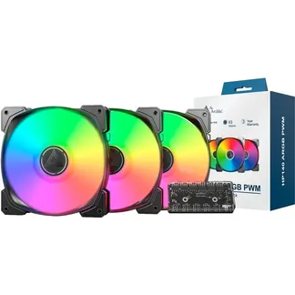 HP140 ARGB PWM 140x140x25, Gehäuselüfter HP140 ARGB PWM 140x140x25, Gehäuselüfter