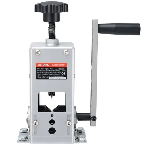 VEVOR Abisoliermaschine, 1,5-30 mm, Kabelschälmaschine, Handkurbel-/Bohrmaschinenbetrieb, Abisolierwerkzeug mit Q235-Rahmen, Kabelabisolierer, Manuelle Kabelabisoliermaschine für Kupferschrott – Bild 9