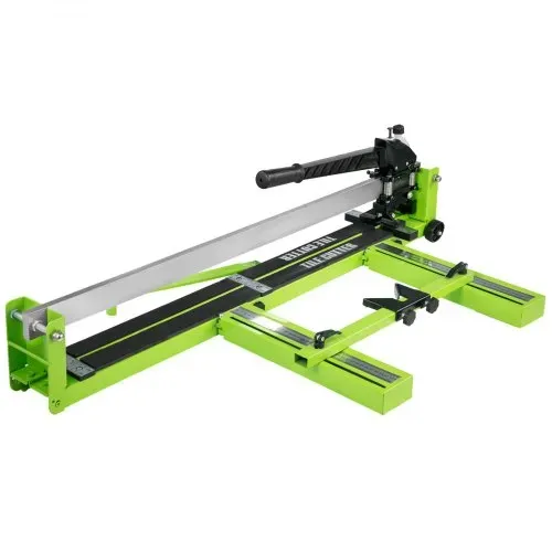 VEVOR Manuelle Fliesenschneidmaschine 1000mm, Fliesen Schneidemaschine Min. Schnittbreite 35mm, Professioneller Fließenschneider Bodenplatte 10cm, Infrarotpostionierung, Bodenfliese, Keramik,16 kg – Bild 9