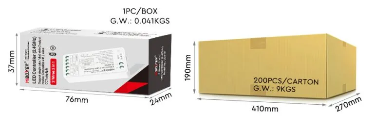 Synergy 21 LED Controller CCT (2 wires) 2,4G *Milight/Miboxer* – Bild 3