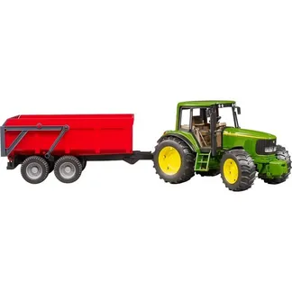 John Deere 6920 mit Wannenkippanhänger, Modellfahrzeug John Deere 6920 mit Wannenkippanhänger, Modellfahrzeug
