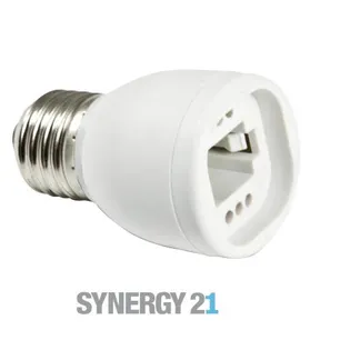 Synergy 21 LED Adapter für LED-Leuchtmittel E27->G23/G24 Synergy 21 LED Adapter für LED-Leuchtmittel E27->G23/G24