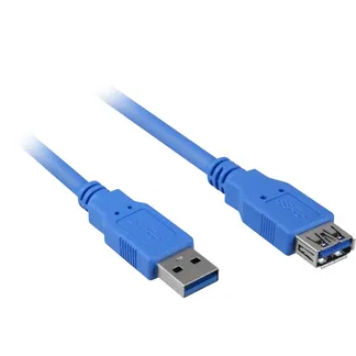 USB 3.2 Gen 1 Verlängerungskabel, USB-A Stecker > USB-A Buchse USB 3.2 Gen 1 Verlängerungskabel, USB-A Stecker > USB-A Buchse