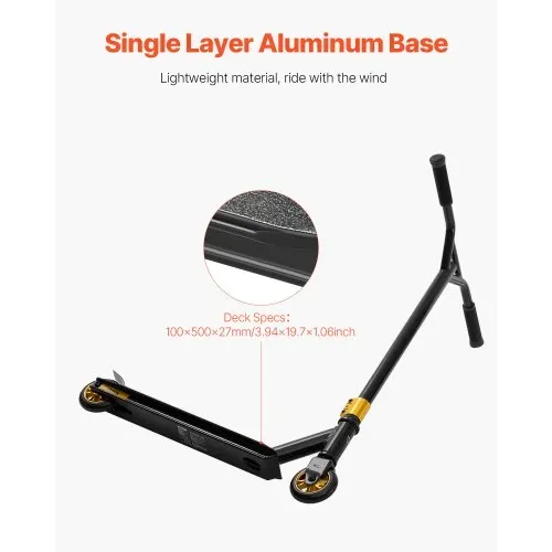 VEVOR Stunt Scooter, komplette Trick-Scooter für Kinder im Alter von 11–13 Jahren, Teenager, Jungen und Mädchen, Freestyle-Street-Rider für Fortgeschrittene und Anfänger, leichtes Aluminiumdeck VEVOR Stunt Scooter, komplette Trick-Scooter für Kinder im Alter von 11–13 Jahren, Teenager, Jungen und Mädchen, Freestyle-Street-Rider für Fortgeschrittene und Anfänger, leichtes Aluminiumdeck