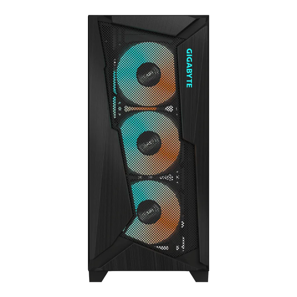 GIGABYTE C301 GLASS Midi Tower Schwarz – Bild 2