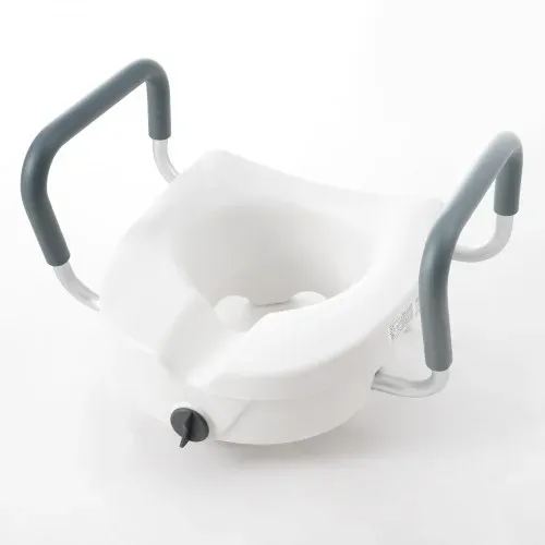 VEVOR Toilettensitzerhöhung WC Sitzerhöhung für Senioren 127 mm, erhöhter Toilettensitz einstellbar, Toilettenaufsatz für Senioren, Sitzerhöhung Toilette mit Griff, Toilettensitzerhöhungen Weiß – Bild 10