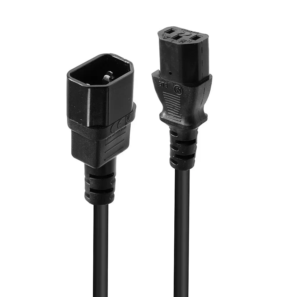 Lindy 30320 Stromkabel Schwarz 0,5 m C14-Koppler C13-Koppler Lindy 30320 Stromkabel Schwarz 0,5 m C14-Koppler C13-Koppler