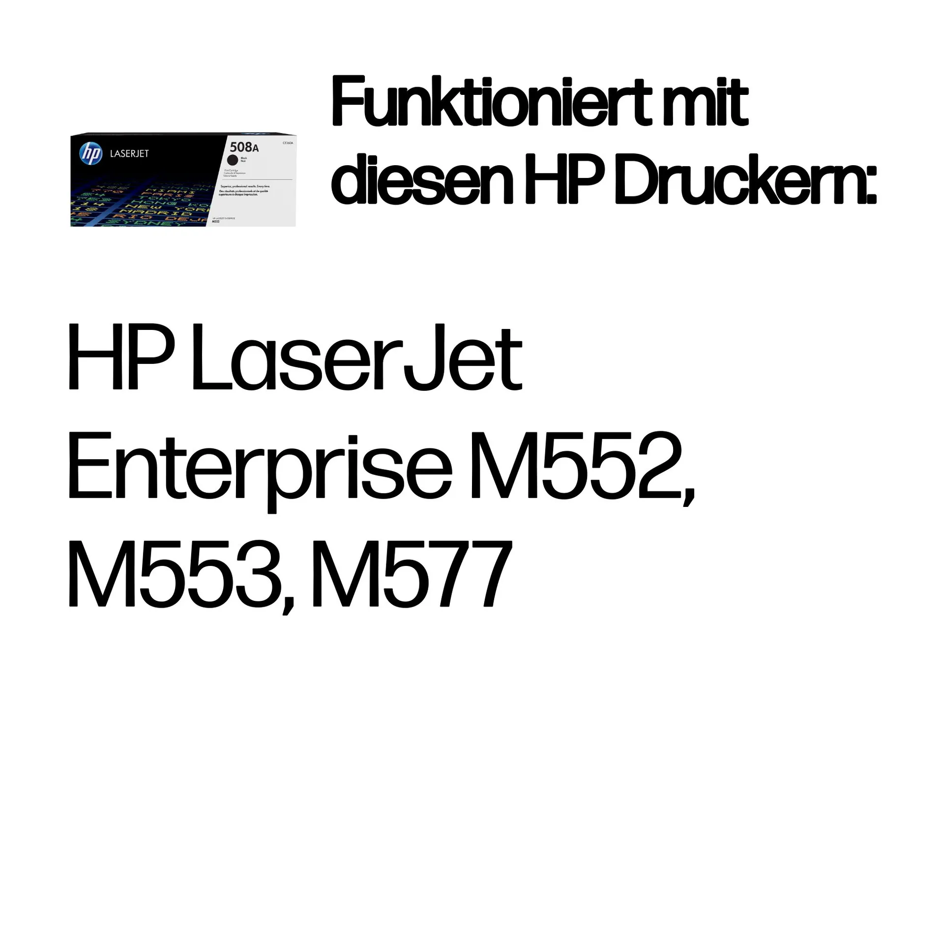 HP 508A Schwarz Original LaserJet Tonerkartusche – Bild 2