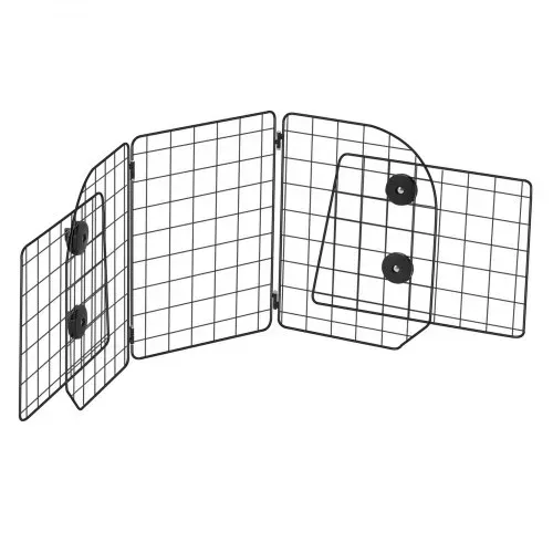 VEVOR Hunde Autobarriere einstellbare Trennwand Hundegitter (928 x 423 mm) Autoschutzgitter für die Rücksitze, Haustierbarriere aus Drahtgeflecht, universell passende Autobarriere für SUVs Lkws – Bild 10