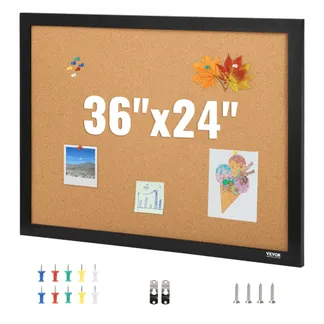 VEVOR Pinnwand Kork 559 x 864 mm, Pinnwand Kork Holzrahmen, Pinnwand aus Kork, Korkwand Pinnwand – Befestigungsmaterial und Druckstifte im Lieferumfang Enthalten, Holzrahmen, in Haushalten, Büros usw. VEVOR Pinnwand Kork 559 x 864 mm, Pinnwand Kork Holzrahmen, Pinnwand aus Kork, Korkwand Pinnwand – Befestigungsmaterial und Druckstifte im Lieferumfang Enthalten, Holzrahmen, in Haushalten, Büros usw.