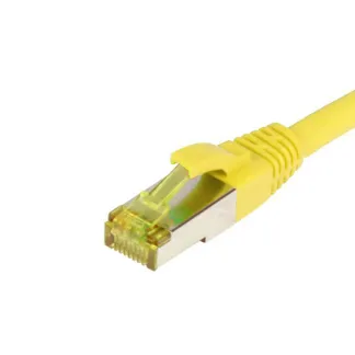 Patchkabel RJ45, CAT6A 500Mhz, 20m, gelb, S-STP(S/FTP), TPE/LSZH(Ultraflex), AWG26, mit CAT7 Rohkabel, Synergy 21 Patchkabel RJ45, CAT6A 500Mhz, 20m, gelb, S-STP(S/FTP), TPE/LSZH(Ultraflex), AWG26, mit CAT7 Rohkabel, Synergy 21