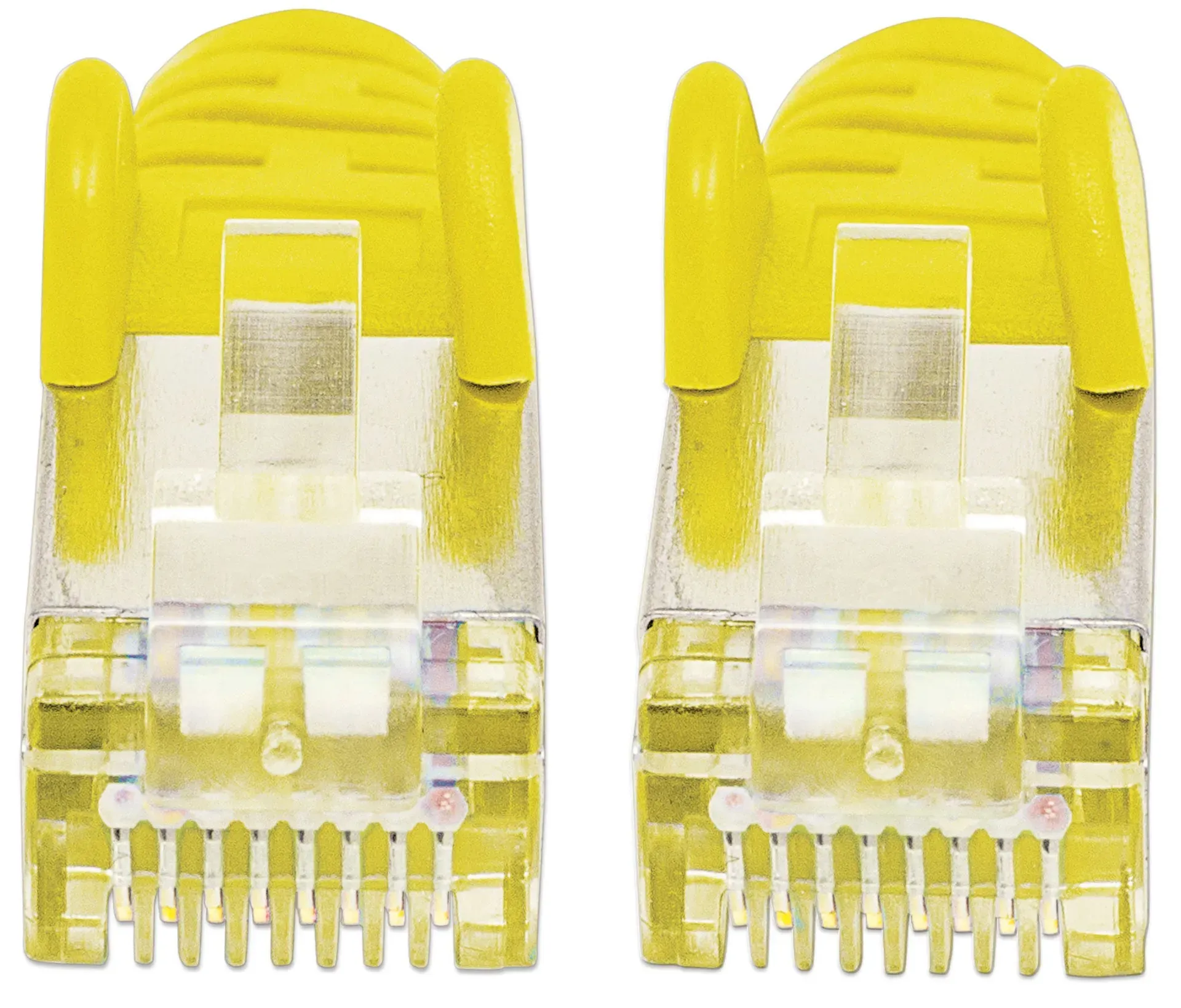 Intellinet Premium Netzwerkkabel, Cat6, S/FTP, 100% Kupfer, Cat6-zertifiziert, LS0H, RJ45-Stecker/RJ45-Stecker, 1,0 m, gelb – Bild 3