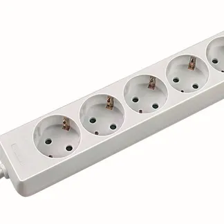 Bachmann Tischsteckdose, 6xDosen(CEE7)->Stecker(CEE7), 1,5m, weiß, SELLY, Bachmann Tischsteckdose, 6xDosen(CEE7)->Stecker(CEE7), 1,5m, weiß, SELLY,