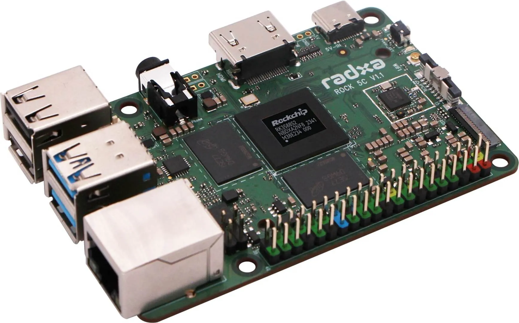 Radxa Rock 5C RK3588S 8GB LPDDR4 RS131-D8R26 – Bild 3