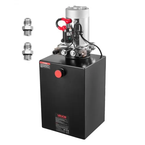 VEVOR 20 Qt Hydraulikaggregat doppeltwirkende Kippanhängerpumpe, maximaler Öffnungsdruck 22 MPa und Fördermenge 3,4 L/min, 12 V DC Hydraulikpumpe mit Metallbehälter für Kippanhänger Schwarz VEVOR 20 Qt Hydraulikaggregat doppeltwirkende Kippanhängerpumpe, maximaler Öffnungsdruck 22 MPa und Fördermenge 3,4 L/min, 12 V DC Hydraulikpumpe mit Metallbehälter für Kippanhänger Schwarz