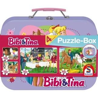 Bibi & Tina Puzzle-Box im Metallkoffer Bibi & Tina Puzzle-Box im Metallkoffer
