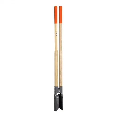 VEVOR Erdlochausheber 146cm, robuster Erdlochheber mit Holzgriff, Handbagger mit Skalenmarkierungen und Metallklinge, Pfostenlochspaten-Werkzeug zum Graben von Gartenarbeiten im Freien – Bild 8