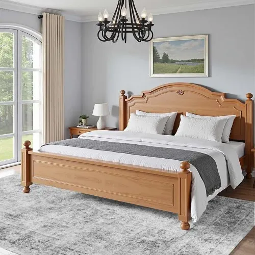 VEVOR Teppich, 1829x2743 mm Kurzflor, waschbarer Teppich, rutschfester Wohnzimmerteppich im Boho-Stil, Innenmatte für Schlafzimmer, Wohnzimmer, Kinderzimmer, Eingangsbereich, grau – Bild 7