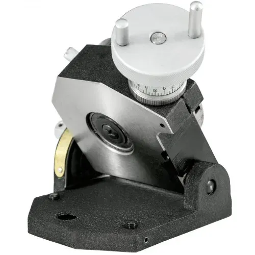 VEVOR Teilapparat Rundtisch 100mm Rundteiltisch Horizontal Vertikal Teilkopf Teilapparat schwenkbar zum Fräsen und Bohren – Bild 9