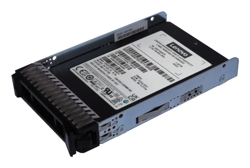 Lenovo 4XB7A90886 Internes Solid State Drive 1,92 TB 2.5″ Serial ATA III V-NAND TLC Lenovo 4XB7A90886 Internes Solid State Drive 1,92 TB 2.5″ Serial ATA III V-NAND TLC