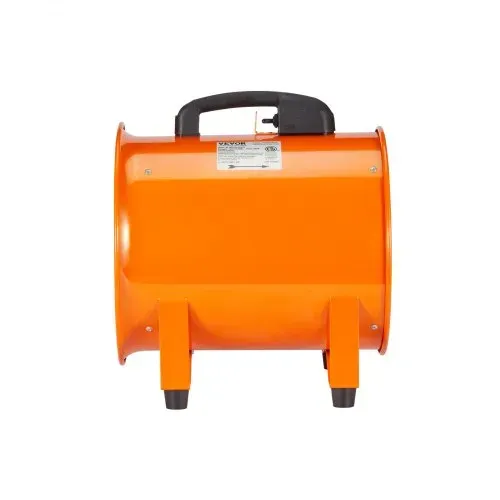 VEVOR Bauventilator 145-W-AC-Motor Baugebläse 2900 U/min Baulüfter Gebläse 1020 CFM (1733 m3/h) Axiallüfter mit 10 m Schlauch Axialgebläse 79 dB Geräuschpegel Industrielüfter – Bild 9