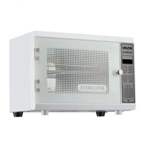 VEVOR UV Sterilisator Nagelwerkzeug-Reinigungsmaschine (12 L / 160 W) multifunktionale Nagelreiniger Sterilisator mit Timer-Einstellung, Reinigungskabinett mit Tür aus gehärtetem Glas, für Labore – Bild 9