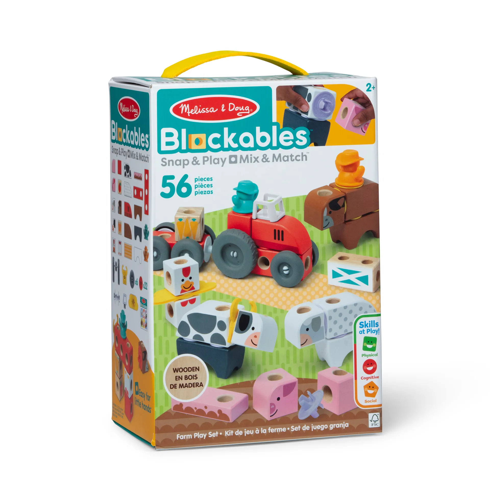 Melissa & Doug Blockables Bauernhof Bauset, 56 Teile Melissa & Doug Blockables Bauernhof Bauset, 56 Teile