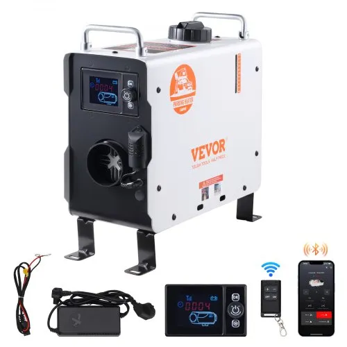 VEVOR 2 kW Dieselheizung 12 V/24 V All in One Diesel-Luftheizung, mit Bluetooth-App-Steuerung & Fernbedienung & Anzeigebildschirm & CO-Alarm, schnell aufheizende tragbare vertikale Dieselheizung VEVOR 2 kW Dieselheizung 12 V/24 V All in One Diesel-Luftheizung, mit Bluetooth-App-Steuerung & Fernbedienung & Anzeigebildschirm & CO-Alarm, schnell aufheizende tragbare vertikale Dieselheizung