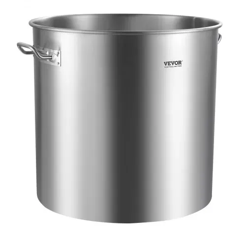 VEVOR Suppentopf Edelstahl, 94,6 L Kochtöpfe Großraumtopf, Kochgeschirr-Saucentopf mit Korb & Deckel & Griff, Suppentopf in Handelsqualität, Schleifbehandlung, zum Dämpfen Kochen oder Braten – Bild 8