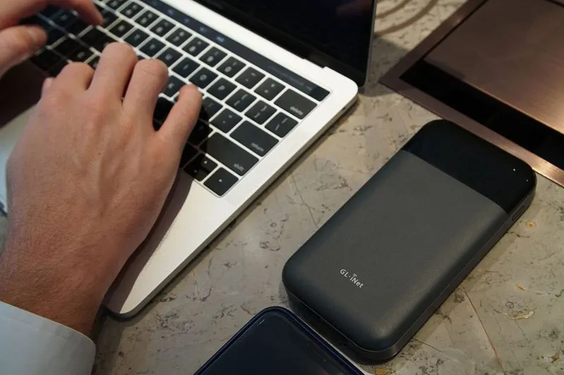 ALLNET LTE Mobile/Travel Router MiFi MUDI-CAT4 v2 GL-E750v2 "OpenWRT" with LAN-Port – Bild 3