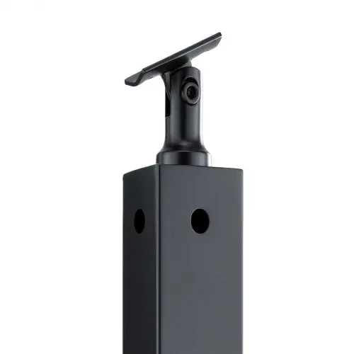 VEVOR Kabelgeländerpfosten, 91,4x3x5 cm Eckgeländerpfosten, mit L-förmigen vorgebohrten Löchern, SUS304 Edelstahl-Geländerpfosten mit gebogener Halterung, 1er-Set, Schwarz, 1JZLGZXHS914IVCFL001V0 – Bild 10