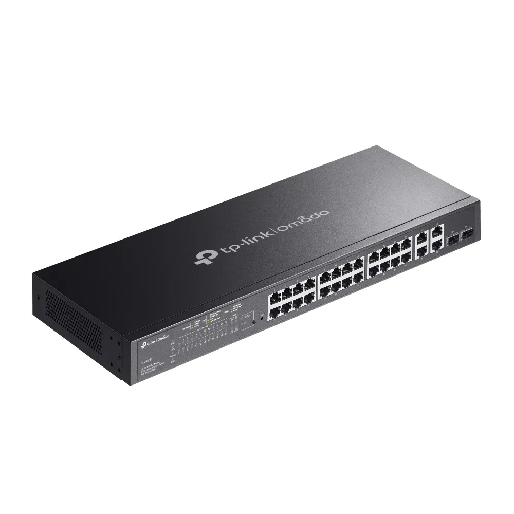 TP-Link Switch smart managed Layer2 24 Port • 4x 1 GbE • PoE Budget 250 Watt • 24x PoE at • Lüfterlos, Omada • SL2428P – Bild 4