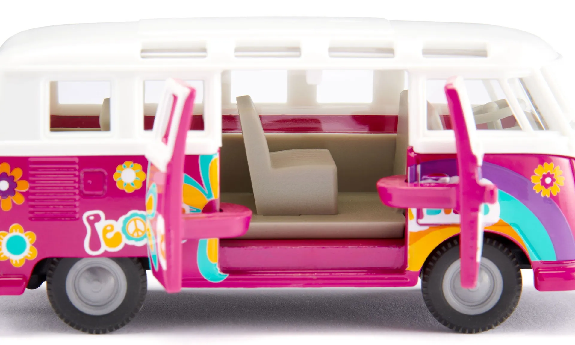 Siku VW T1 Samba Busmodell Vormontiert 1:50 – Bild 3