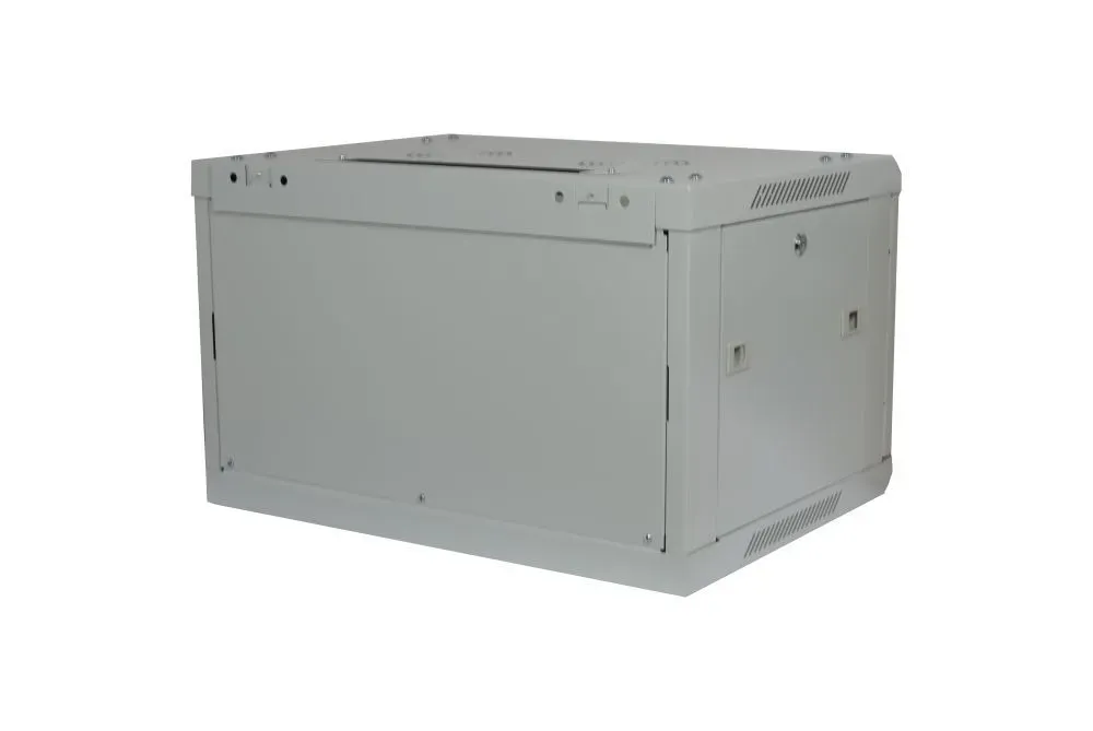 ALLNET 19"Wandgehäuse, 15HE, 1-teilig, T600mm, Lichtgrau, zerlegt(Flat Pack), SMA-Serie, – Bild 7