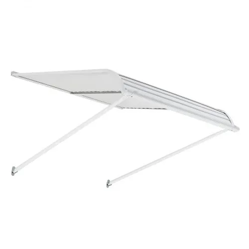 VEVOR Fenstermarkise 101,6x106,6x51 cm, Türvordach, Sonnenschutz, leichte & stabile Aluminium-Außenmarkisen, Schutz vor Regen, Schnee & Sonnenlicht für Tür, Eingang, Fenster, Terrasse, Veranda – Bild 9