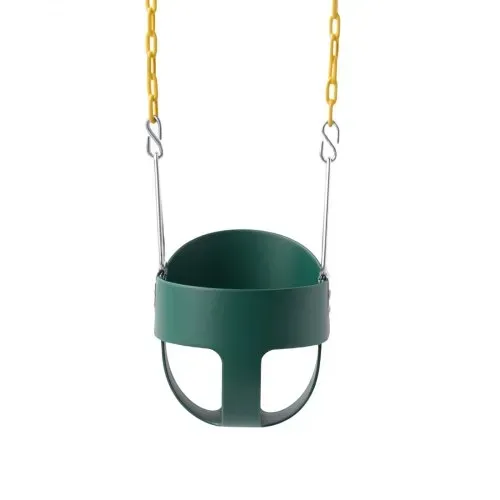 VEVOR Kinderschaukel 136 kg Schaukel Hohe Rückenlehne Vollschalensitz Grün, für Spielplätze im Garten & Indoor, Beschichtete Ketten & Karabiner, Komplett Montierter Sitz für Kinder ab 3 Jahren, CE/CPC – Bild 9