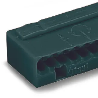 Wago Serie 243- 8-Leiter-Micro-Klemme (50 Stück) schwarz Wago Serie 243- 8-Leiter-Micro-Klemme (50 Stück) schwarz