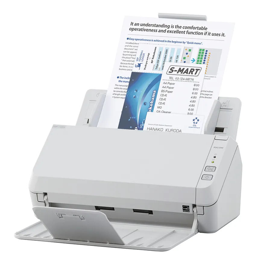 Ricoh SP-1125N ADF-Scanner 600 x 600 DPI A4 Grau – Bild 5