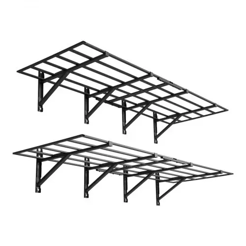 VEVOR 2er-Set Garagenregal 1832x635x305mm Werkzeugaufbewahrung 362 kg pro Schicht Werkzeughalter Wand 1832x635 mm Regalfläche Aufbewahrungsregale Metallregal Werkzeug Organizer Wandregale – Bild 10