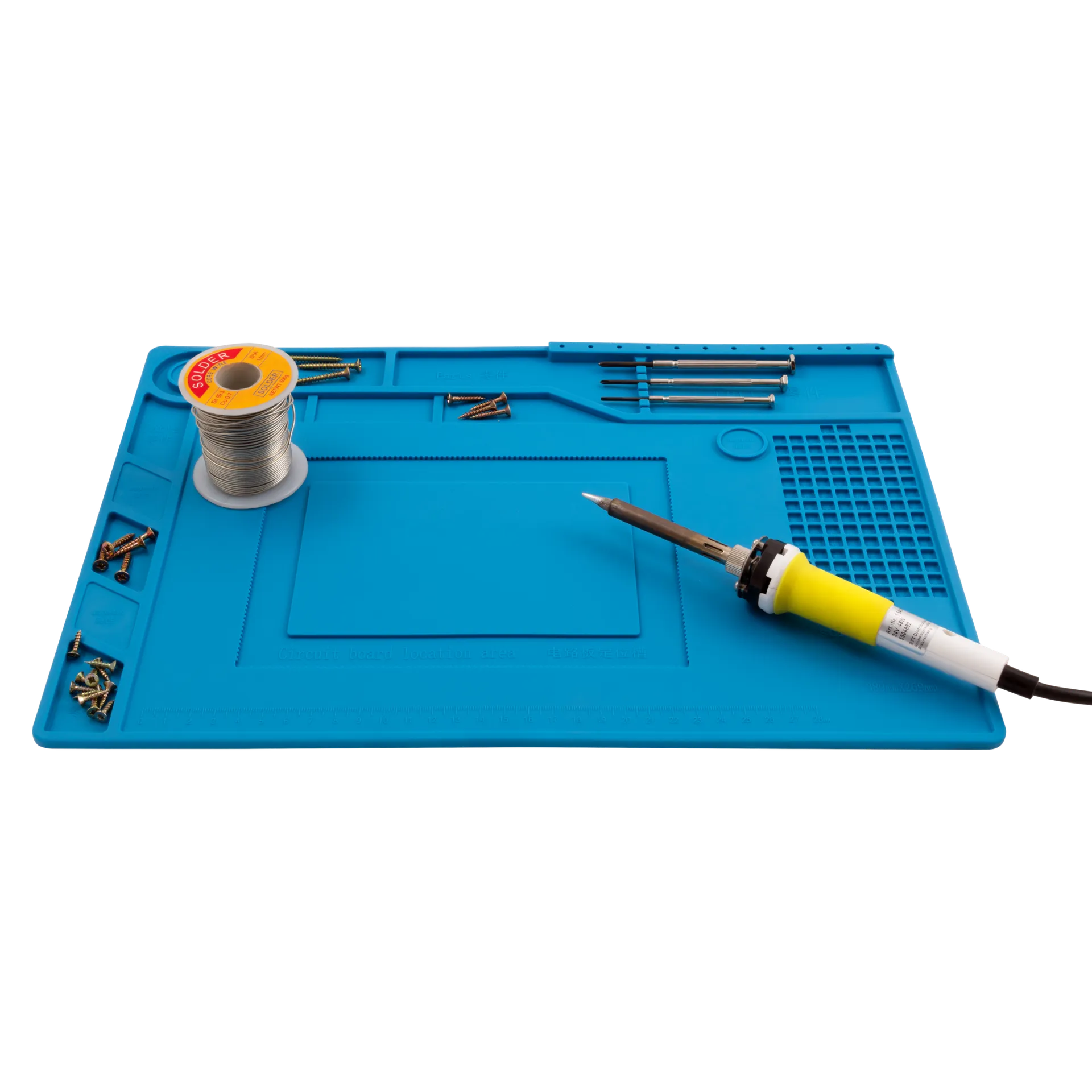 Silikon-Lötmatte McPower “LM-15“ 39x27cm, Hitzebeständig, Antistatisch Silikon-Lötmatte McPower “LM-15“ 39x27cm, Hitzebeständig, Antistatisch