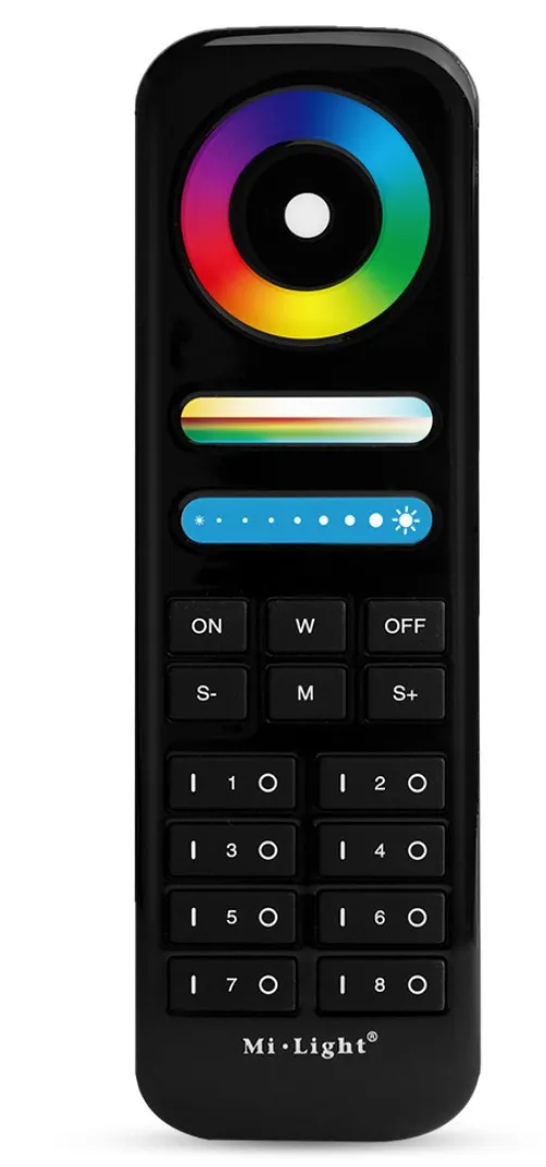 MiBoxer FUT089B LED Fernbedienung RGB-WW (RGB-CCT) 8 Zonen black MiBoxer FUT089B LED Fernbedienung RGB-WW (RGB-CCT) 8 Zonen black