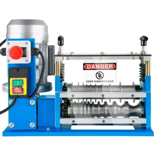VEVOR Elektrische Abisoliermaschine, 370 W, 1,5 mm-38 mm, Kabelabisoliermaschine, Kabel Abisolierwerkzeug, 11 Kanäle 10 Klingen zum Recycling von Kupferdrähten/Entfernen, Isolierung aus Kunststoff – Bild 9