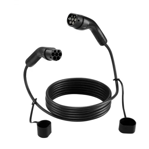 VEVOR EV Ladekabel, 16 A, 7 m, max. 11 kW, Verlängerungskabel, kompatibel mit Typ-2-Ladegeräten für Elektrofahrzeuge, 3-Phasen-Wechselstrom, 480 V, 50 Hz, IP65, Autoladekabel mit Tragetasche – Bild 8