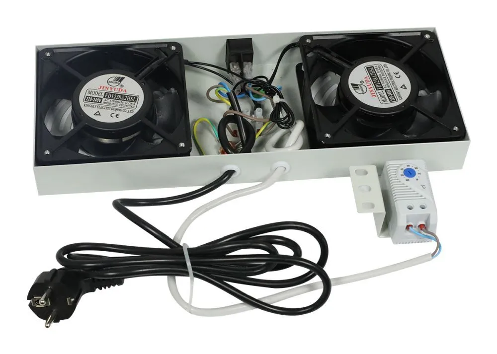 ALLNET 19"Wandgehäuse, zbh. Lüftereinheit, Lichtgrau, für SMB/SMC/SMA/SMH-Serie, – Bild 2