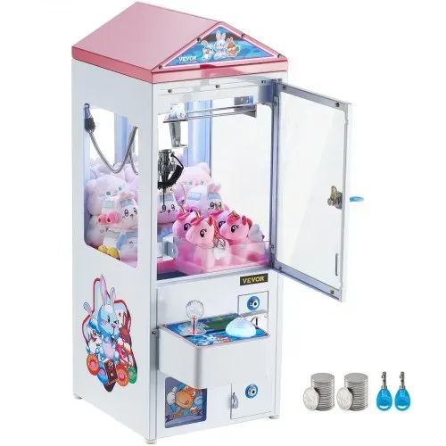 VEVOR Greifautomat, 0–80 mm Backendurchmesser, 0–130 mm Backenhub, Kran-Gewinngreifer, kommerzielles Arcade-Spielspielzeug, cooler, lustiger Greif-und-Gewinn-Automat mit Licht und Ton, Kinder-Verkaufsautomat, Jungen und Mädchen VEVOR Greifautomat, 0–80 mm Backendurchmesser, 0–130 mm Backenhub, Kran-Gewinngreifer, kommerzielles Arcade-Spielspielzeug, cooler, lustiger Greif-und-Gewinn-Automat mit Licht und Ton, Kinder-Verkaufsautomat, Jungen und Mädchen
