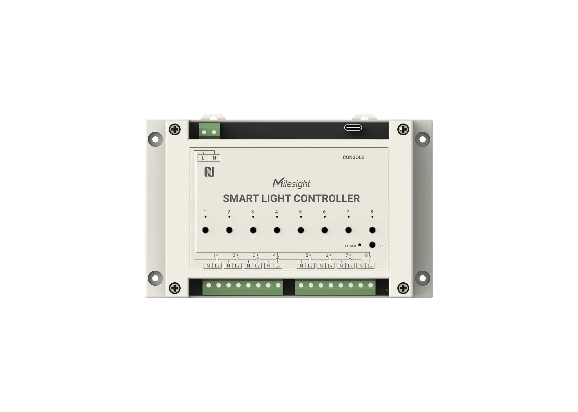 Milesight IoT Smart Light Controller, WS558-868M-LN LoRaWAN / 16A max. / 8 out – Bild 6