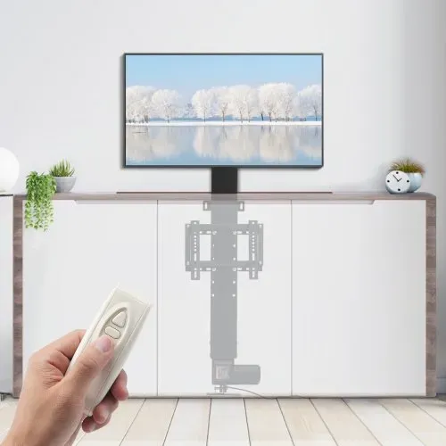 VEVOR TV-Ständer für LCD-LED-Plasmafernseher, Automatischer TV-Ständer, Aufzug für Fernseher, TV Lift Halterung 77-127 cm, Höhenverstellbar & Stabil Max. 60 kg – Bild 7